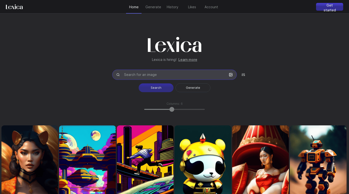 lexica.art כלי בינה מלאכותית