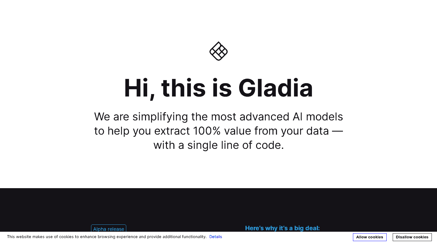 www.gladia.io כלי בינה מלאכותית