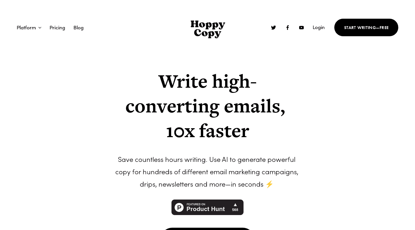 www.hoppycopy.co כלי בינה מלאכותית